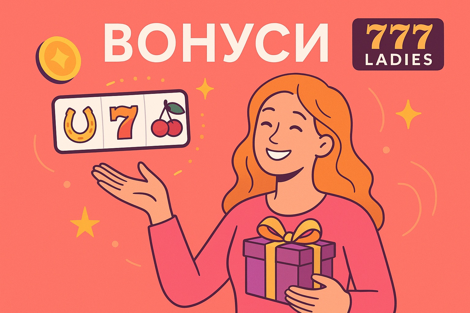 Бонуси 777 Ladies: коли удача приходить у рожевій упаковці