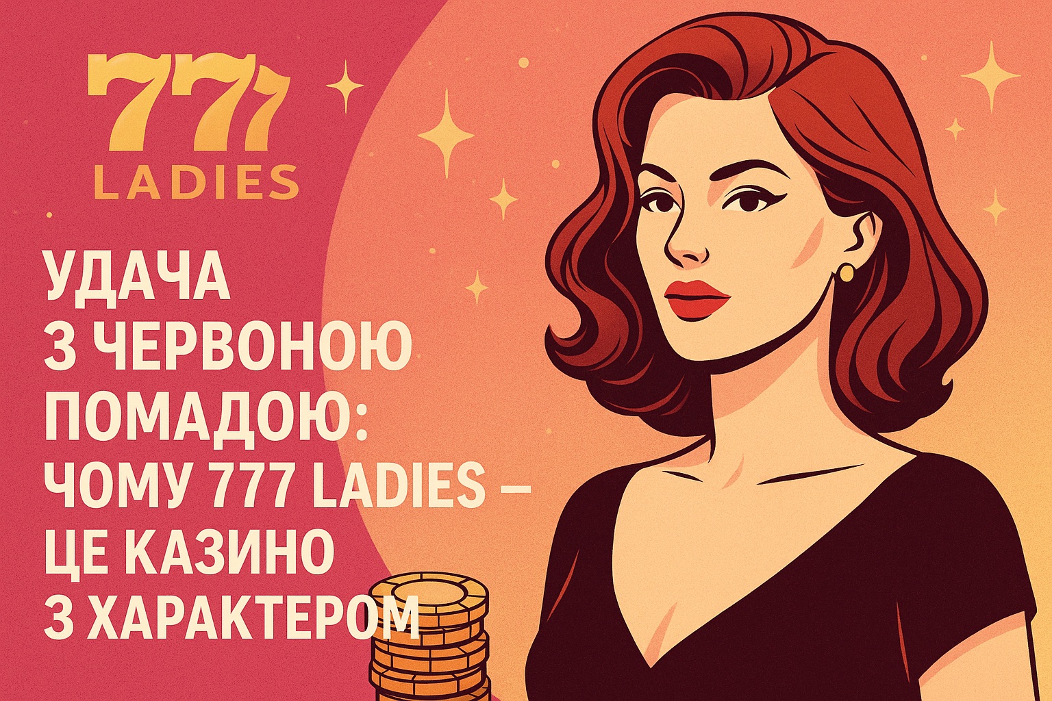 Удача з червоною помадою: чому 777 Ladies — це казино з характером
